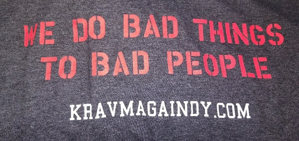 Men's Krav Maga Indy T-SHIRT XL - We do bad things